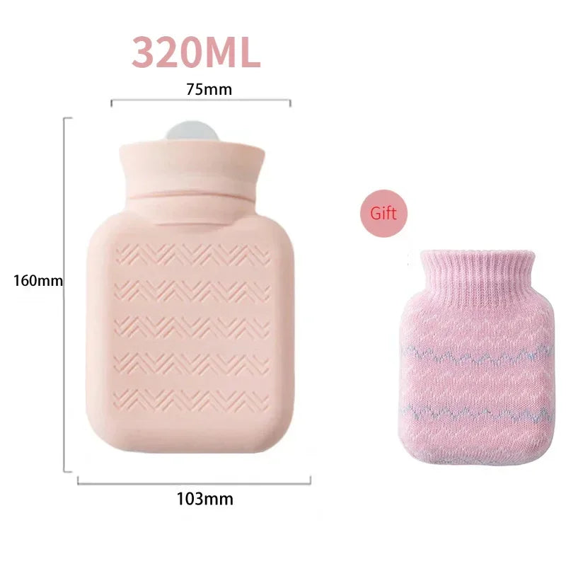 320ML Silicone Hot Water Bottle