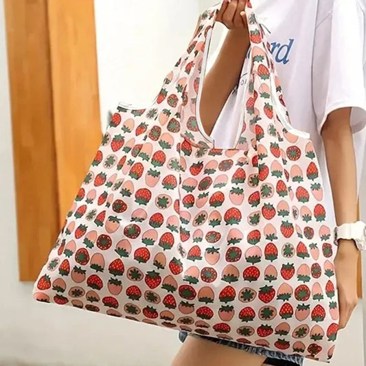 Foldable Reusable Shopping Tote Bag