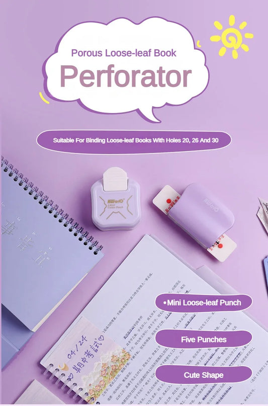 Adjustable 6-Hole Planner Paper Punch