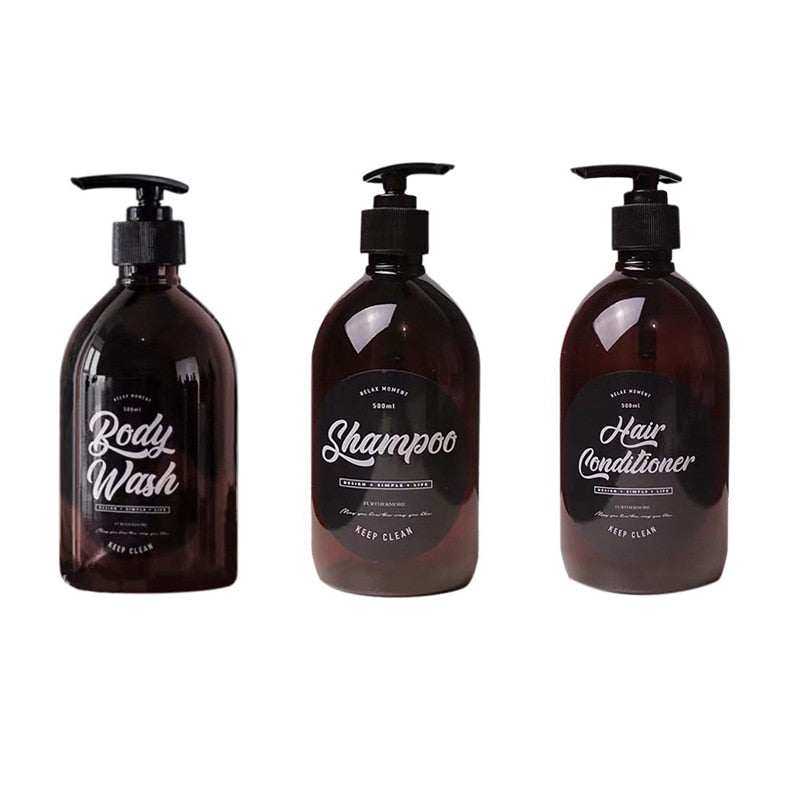 500ml Nordic PET Soap Bottle Shower Gel