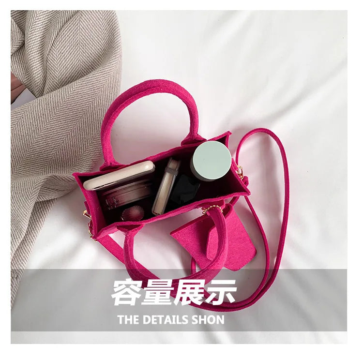 Shoulder Diagonal Two-Piece Bag