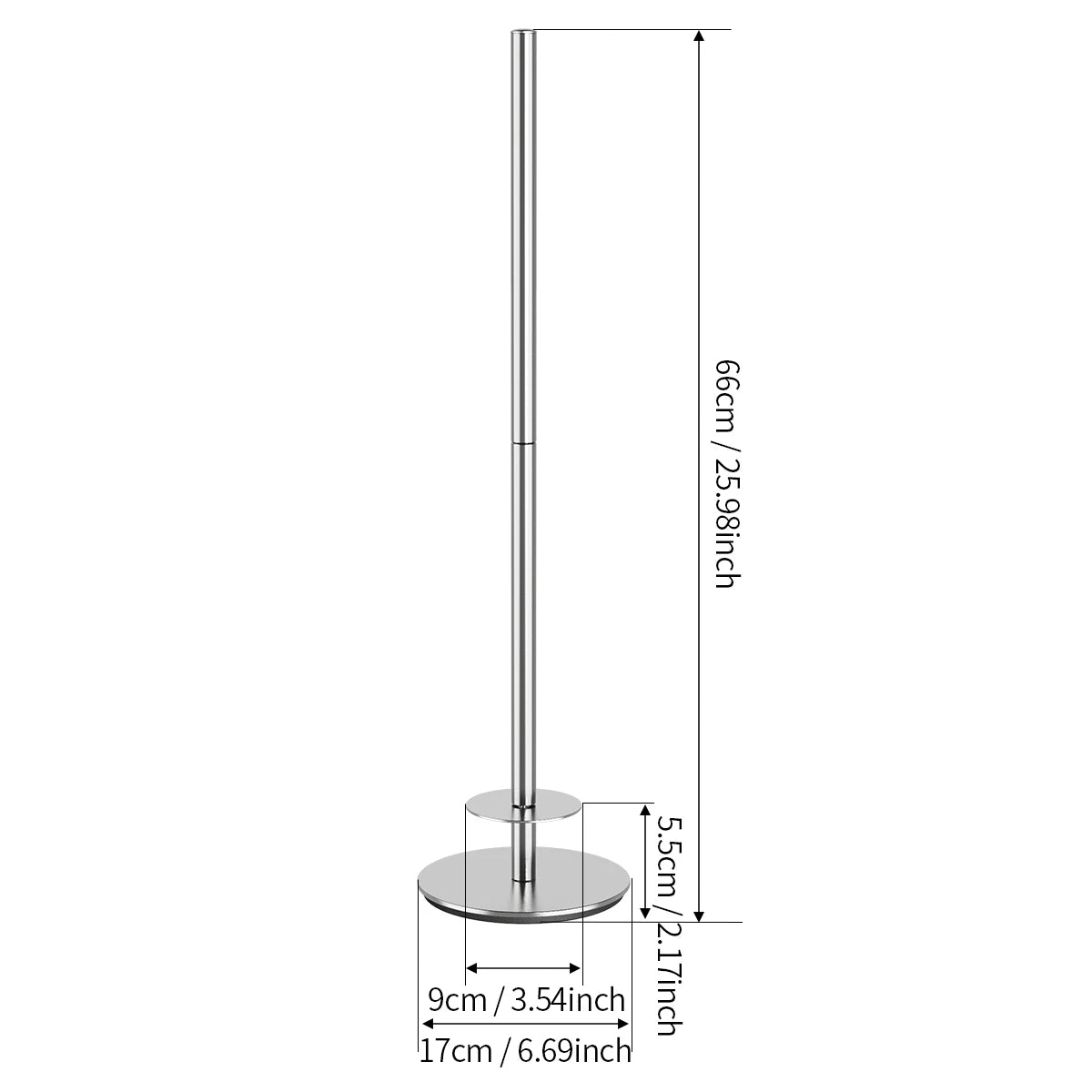 Freestanding Toilet Paper Holder with Storage
