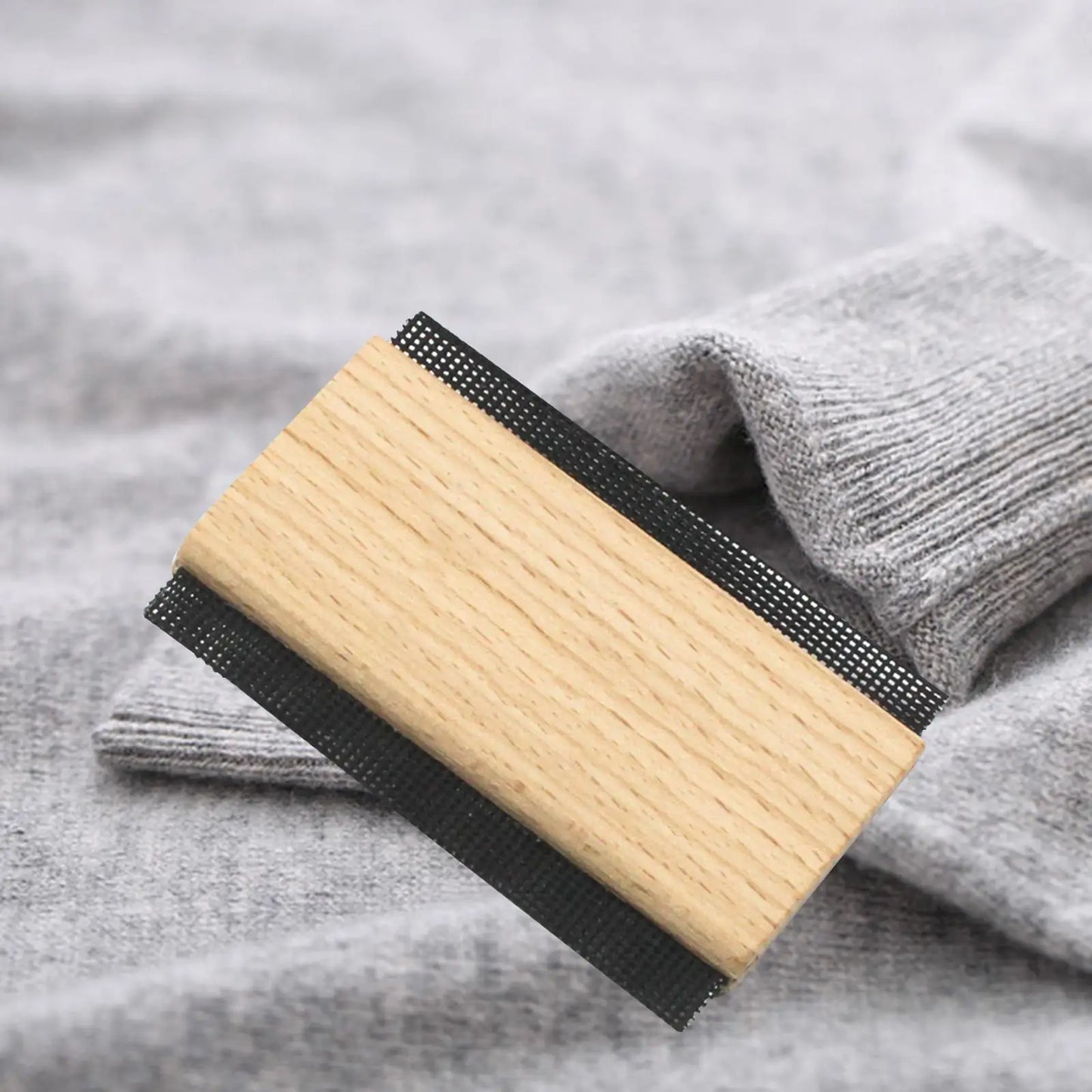 Portable Wooden Cashmere Comb Lint Remover