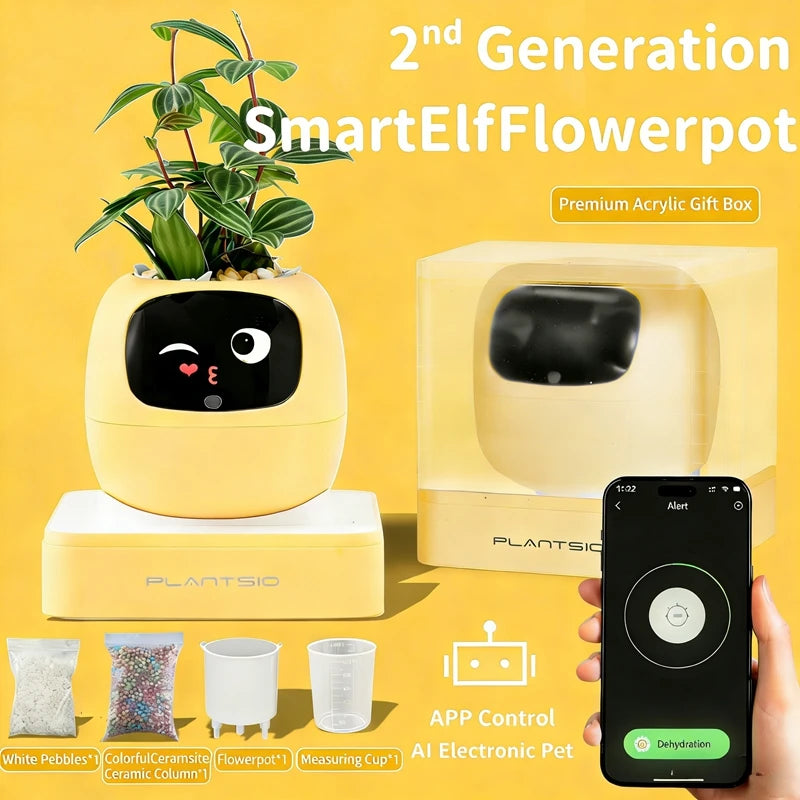 Smart Interactive Plant Companion Pot