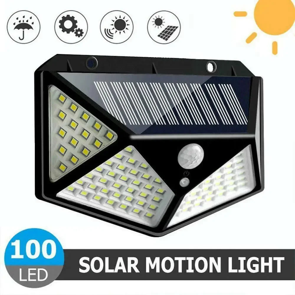 Waterproof Solar Security Light with PIR Motion Detection