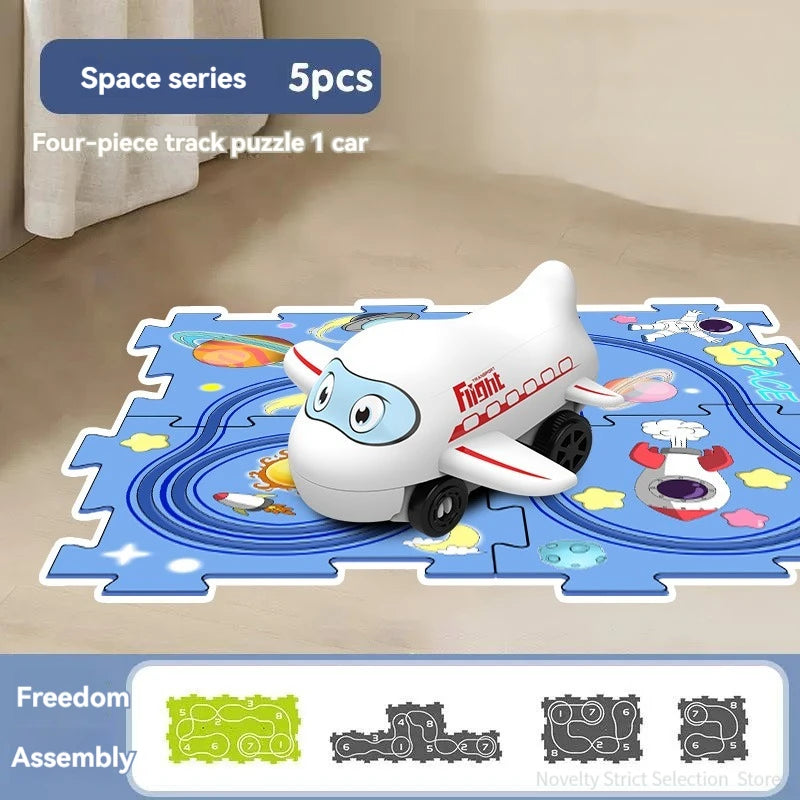 Puzzle Toy Set Rail Car