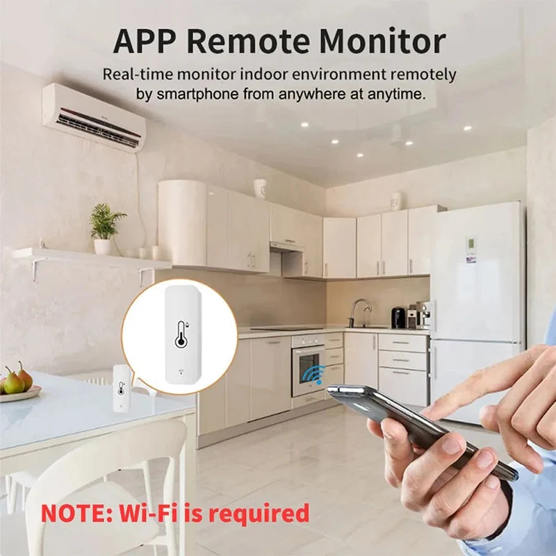 Tuya WiFi Temperature And Humidity Sensor
