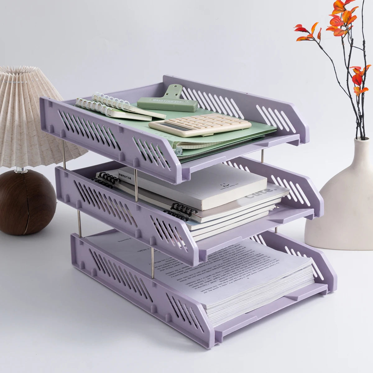 Multi-Layer File Tray Organizer