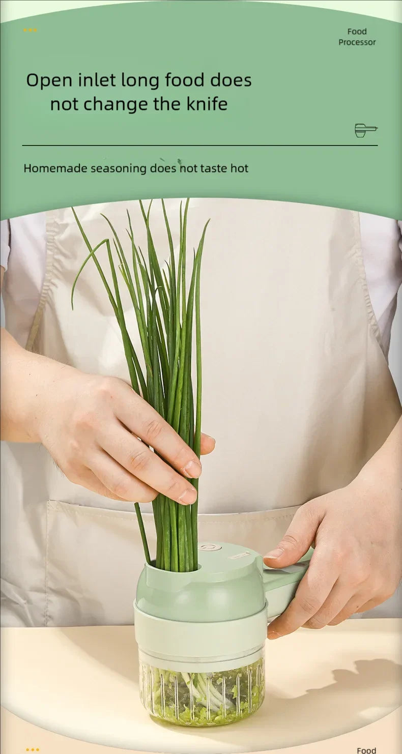 4In1 Electric Vegetable Cutter