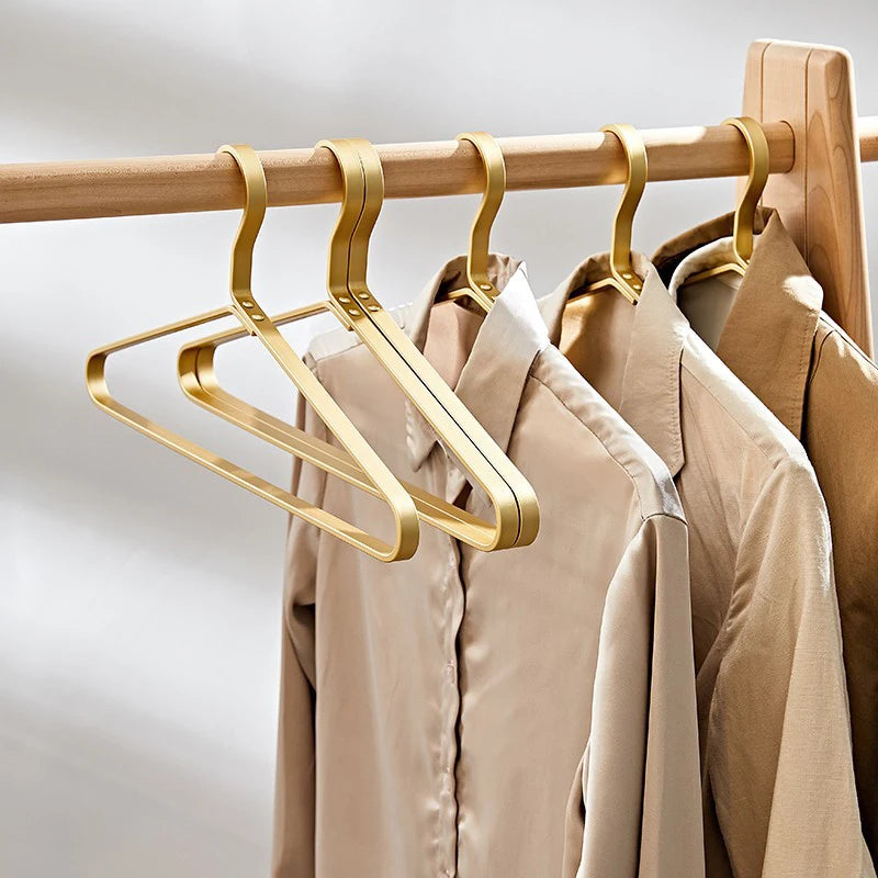 1/4pcs Widen Metal Coat Hangers