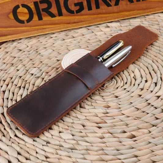 Handmade Leather Pen Case