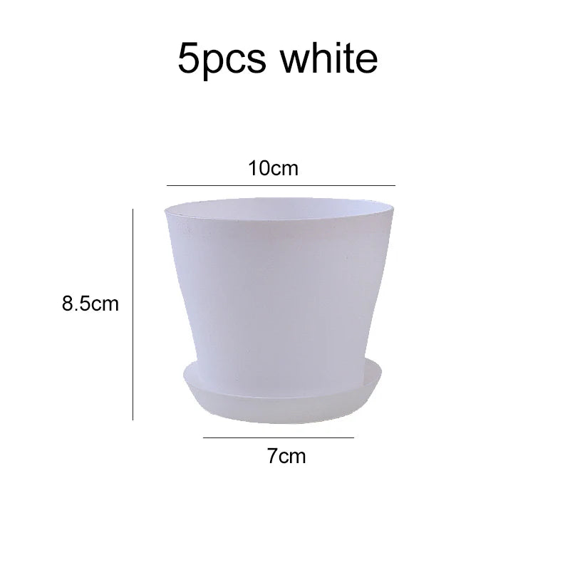 Mini Flower Pot with Tray