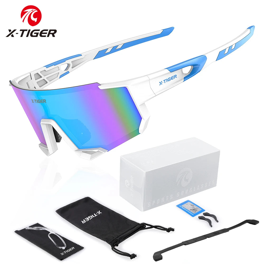 X-TIGER Adult Polarized Cycling Glasses