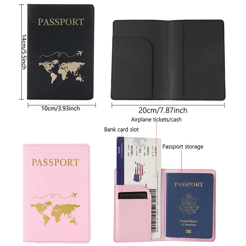 PU Leather Passport Cover