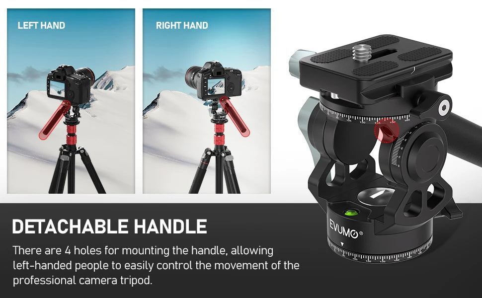Mini Tripod Head Lightweight Panoramic Dslr Camera