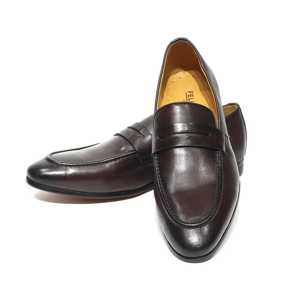 FELIX CHU Mens Penny Loafers