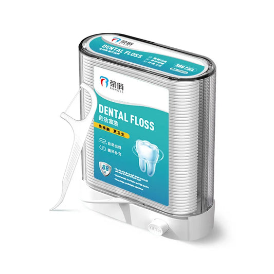 Dental Floss Pick Dispenser Automatic Holder