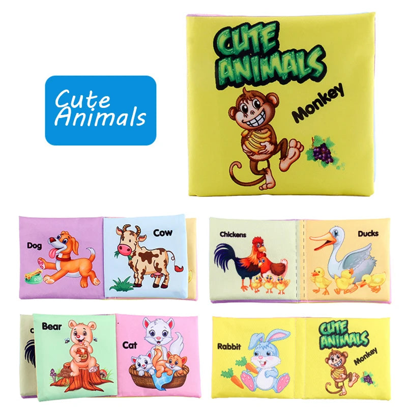 Baby Soft Cloth Book For 0-12 Months