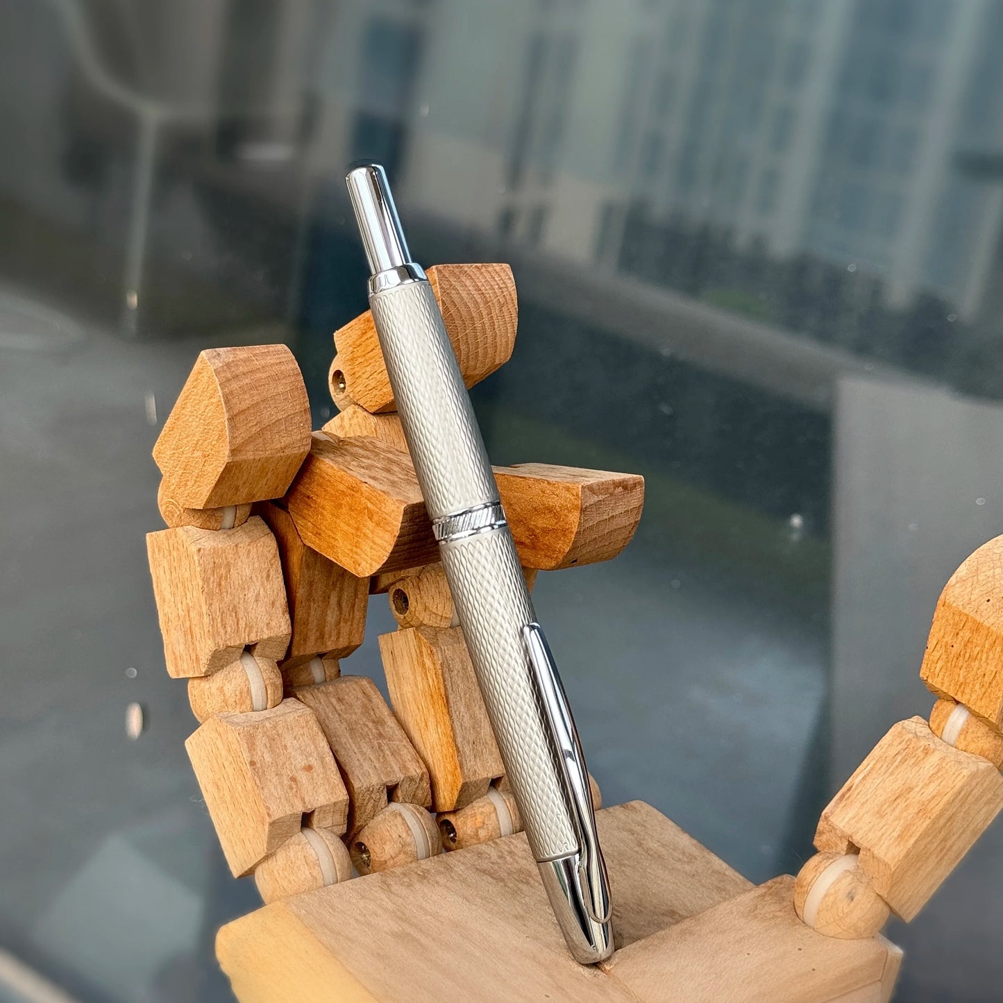 Fountain Pen Retractable EF/F Nib Metal With Clip