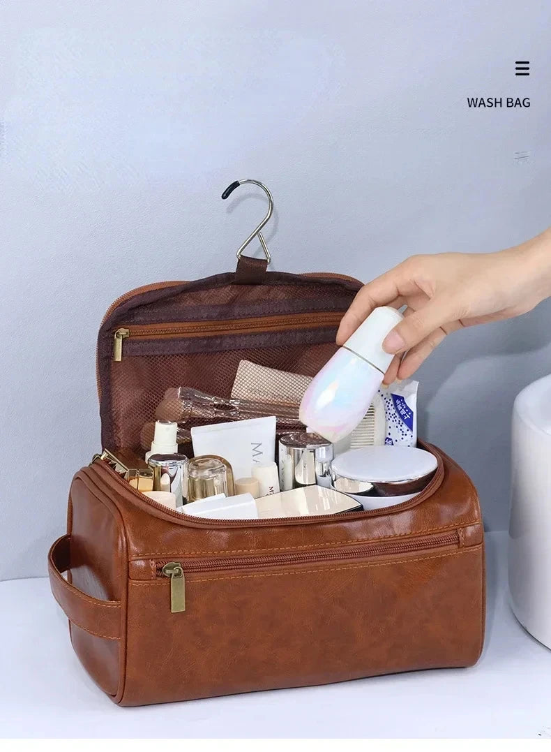 Leather Toiletry Bag
