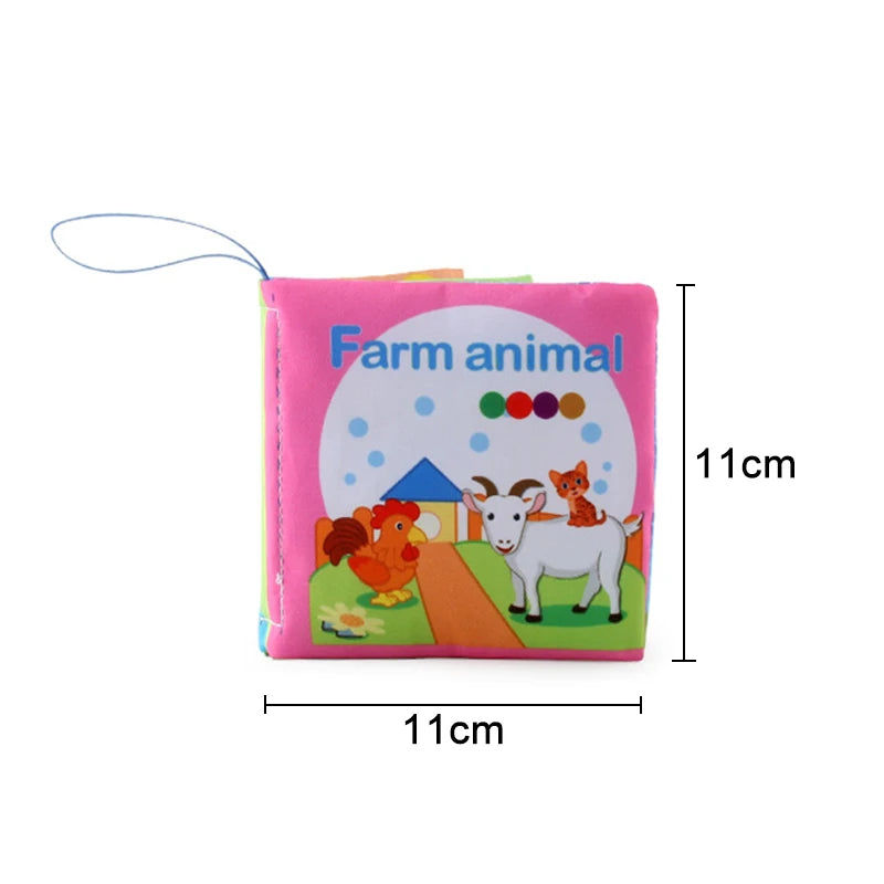 Baby Soft Cloth Book For 0-12 Months