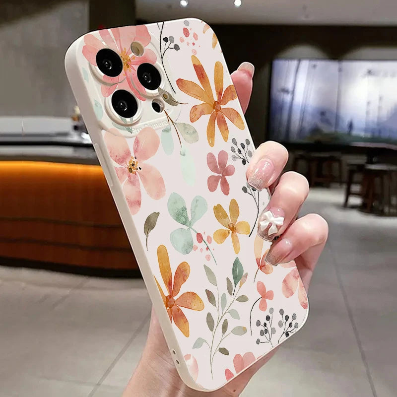 Cute Spring Flower Phone Case For Xiaomi