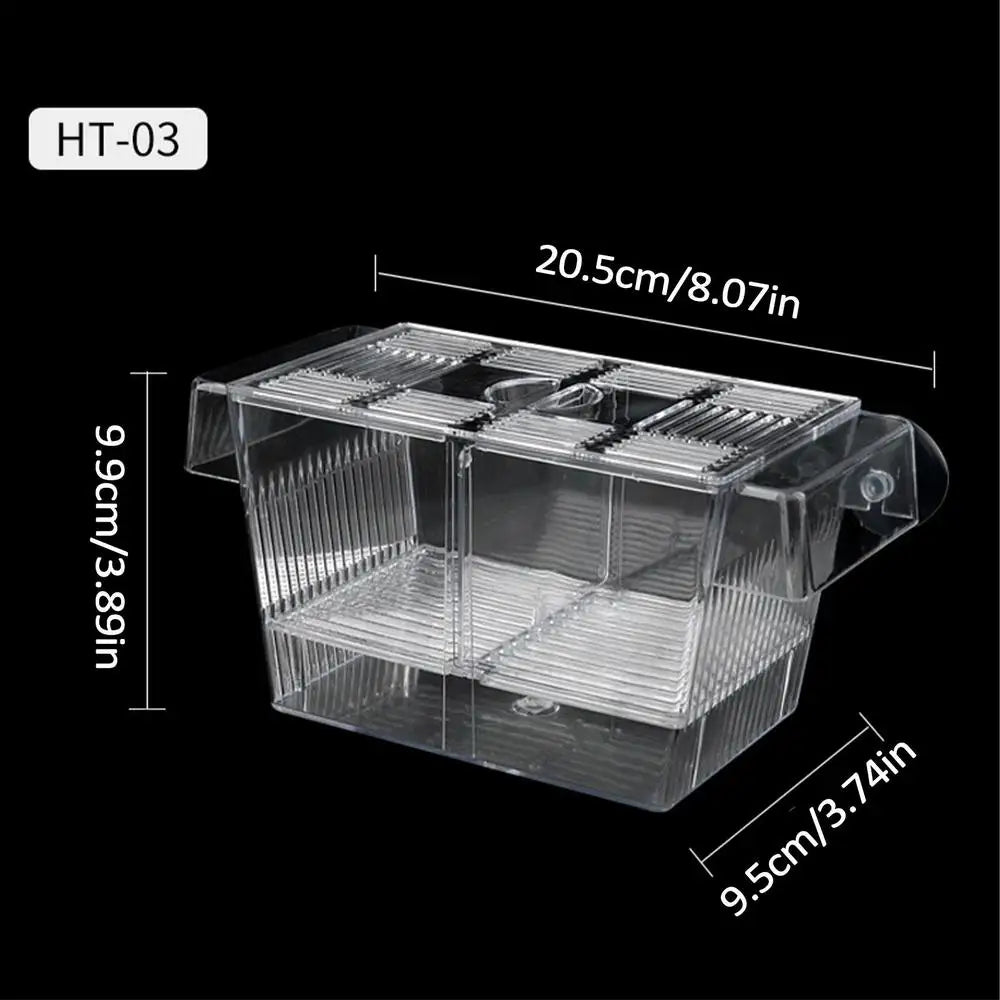 Acrylic Fish Breeding & Isolation Box for Aquariums