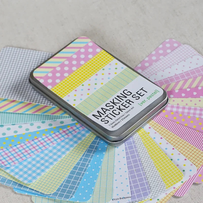 Korean Kawaii Stationery Marking Tape Craft Stickers