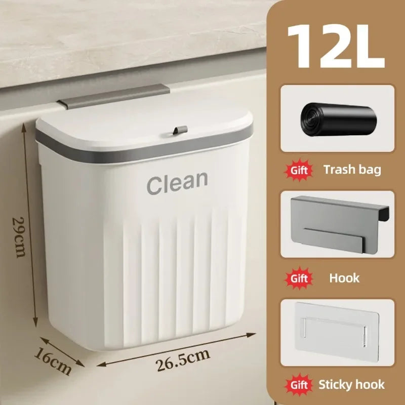 8.5/12L Hanging Trash Can
