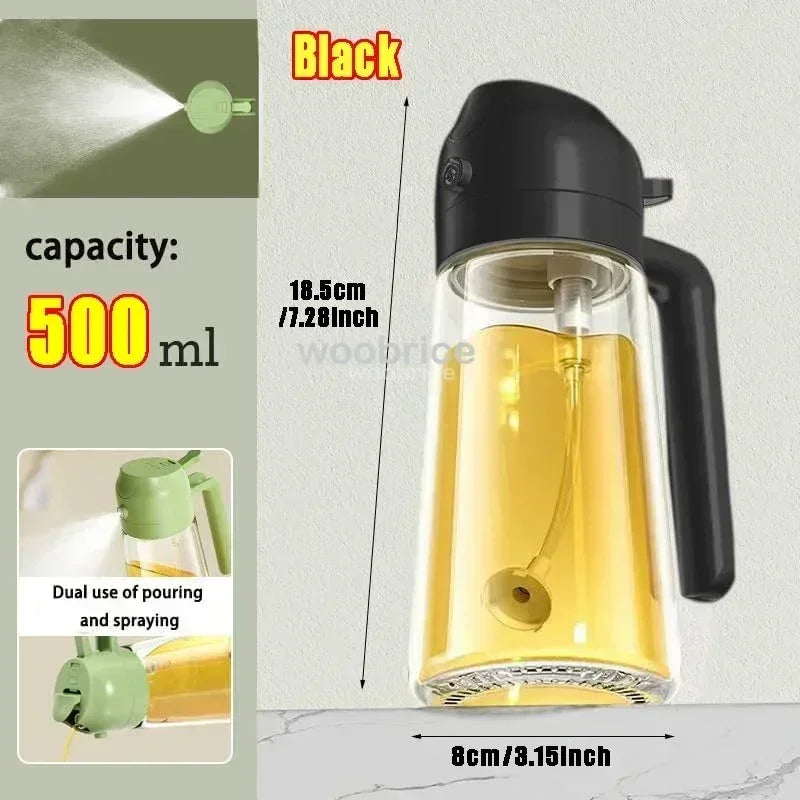 Practical Household Accessory – Glass Oil Spray Bottle