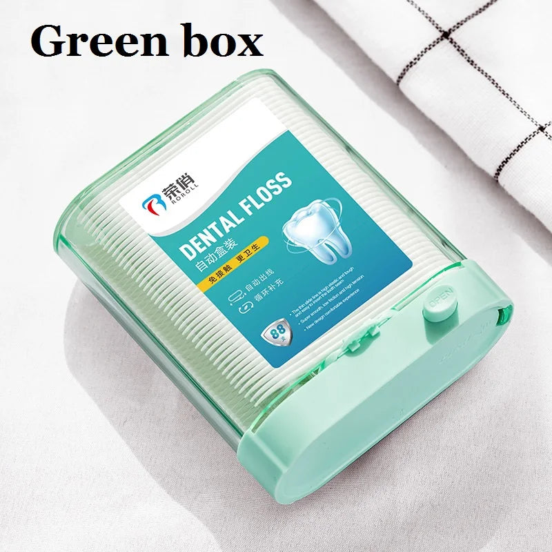 Dental Floss Pick Dispenser Automatic Holder