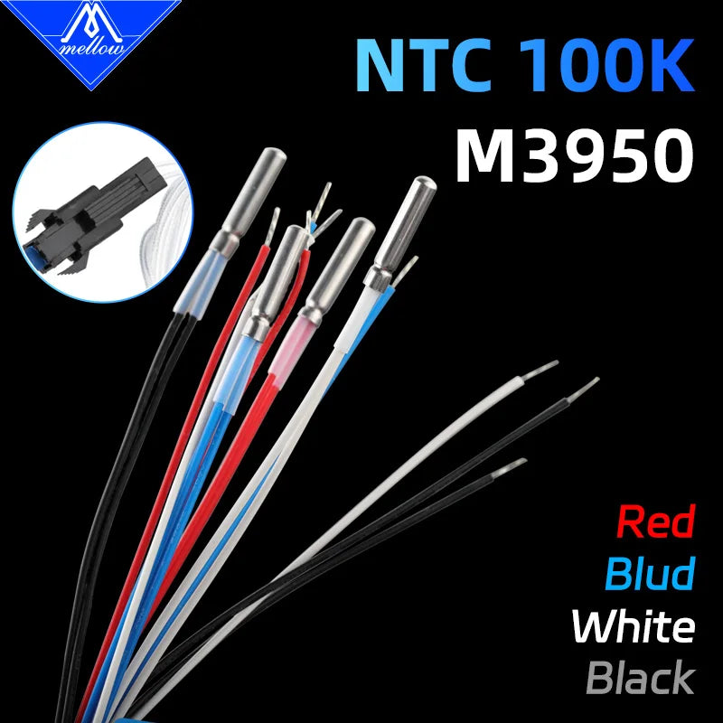 NTC 3950 100K Thermistor Replacement Sensor for 3D Printer