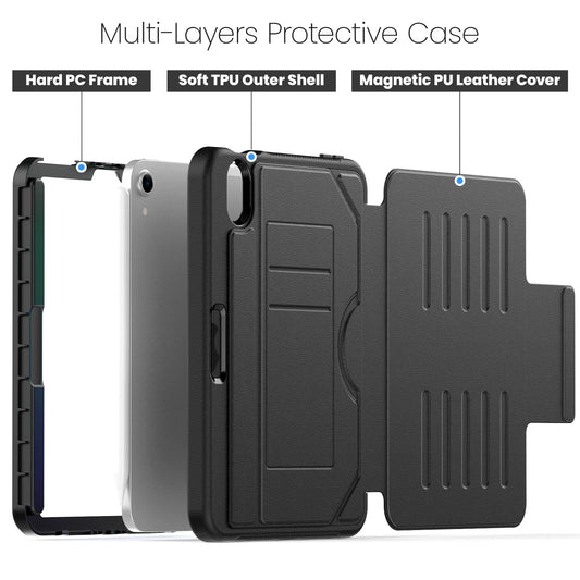 Multi-Fold Protective Case for iPad Mini 6 & Mini 7