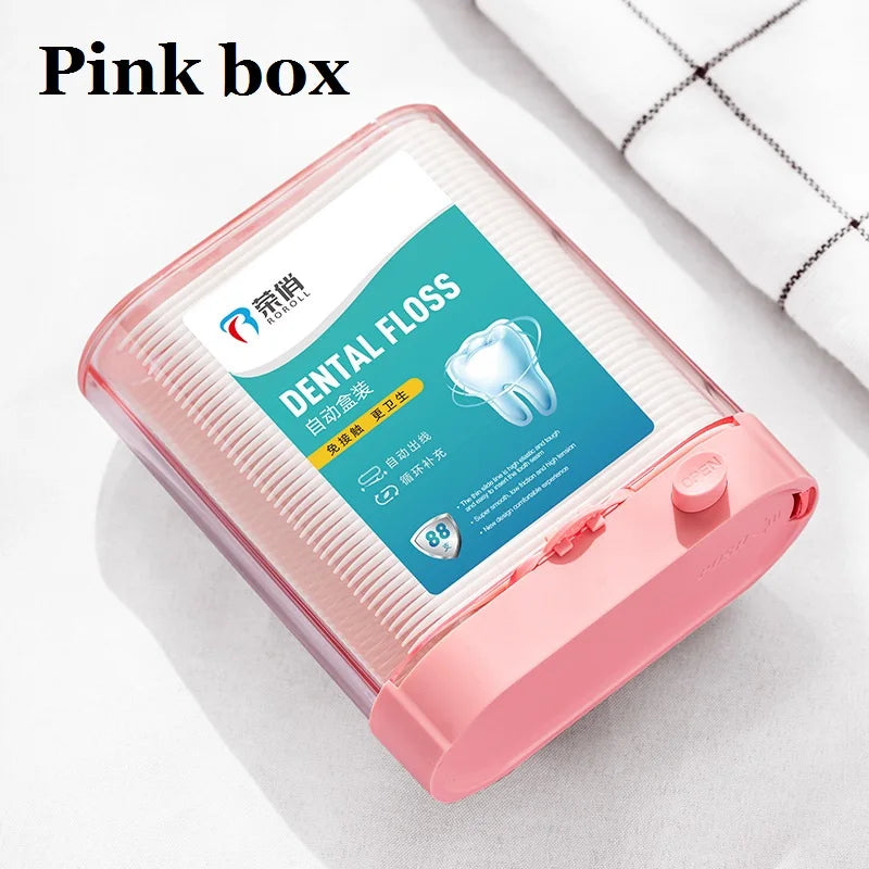 Dental Floss Pick Dispenser Automatic Holder