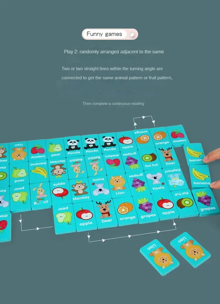 Children Hand Scratch Wooden Puzzle Toy