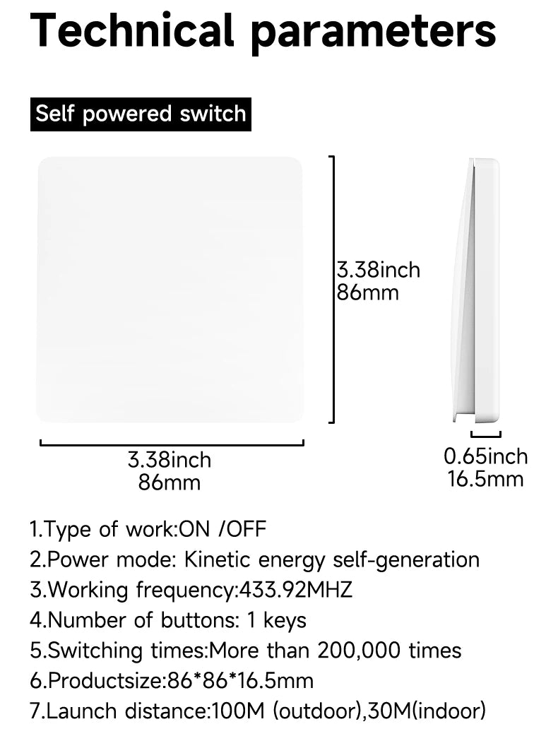 Rebound Self Powered Switch