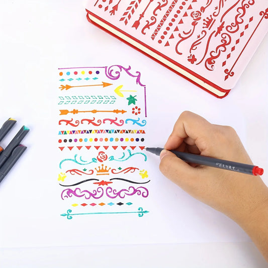 Colourful Line Drawing Pen Set