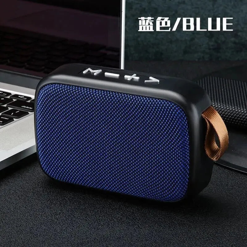 Portable Bluetooth Speaker with Fabric Mesh Design