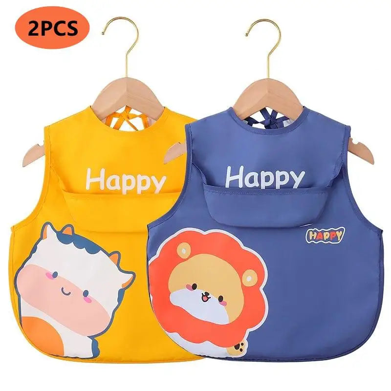 2Pcs/1Pc Feeding Baby Bib