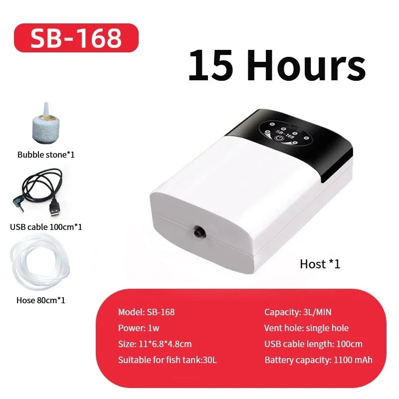 Portable USB Mini Aquarium Air Pump