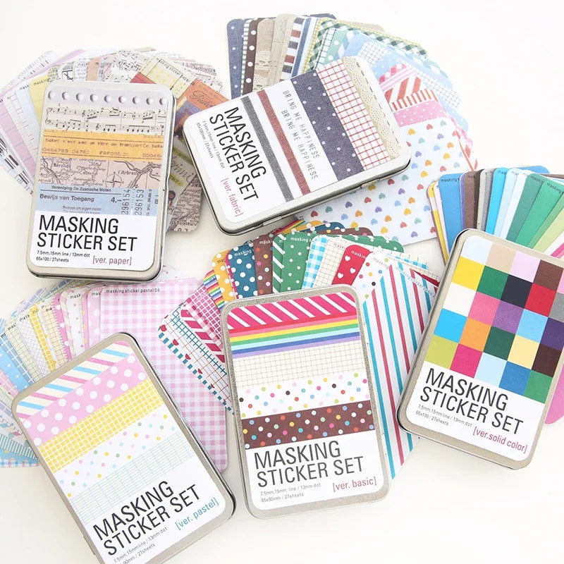 Korean Kawaii Stationery Marking Tape Craft Stickers