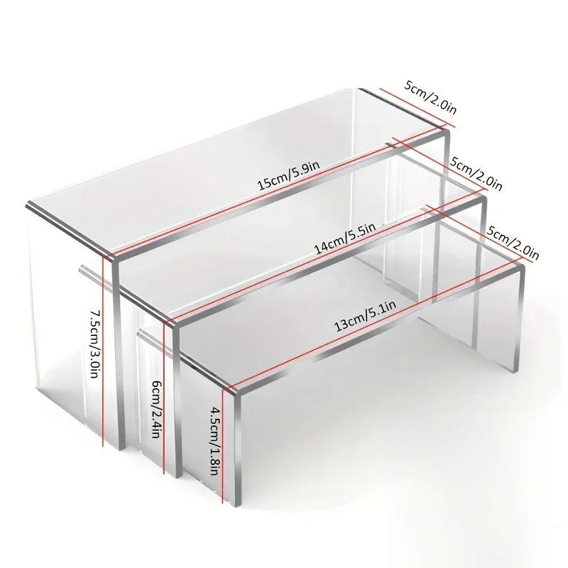 Clear Acrylic U-Shaped Display Stand