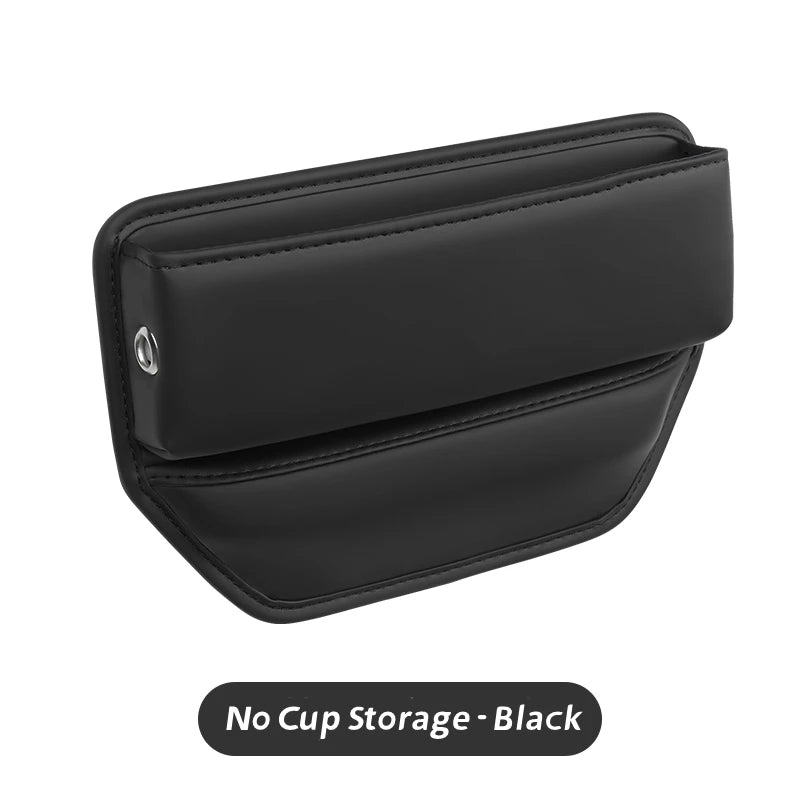 Leather Car Seat Gap Organizer Box