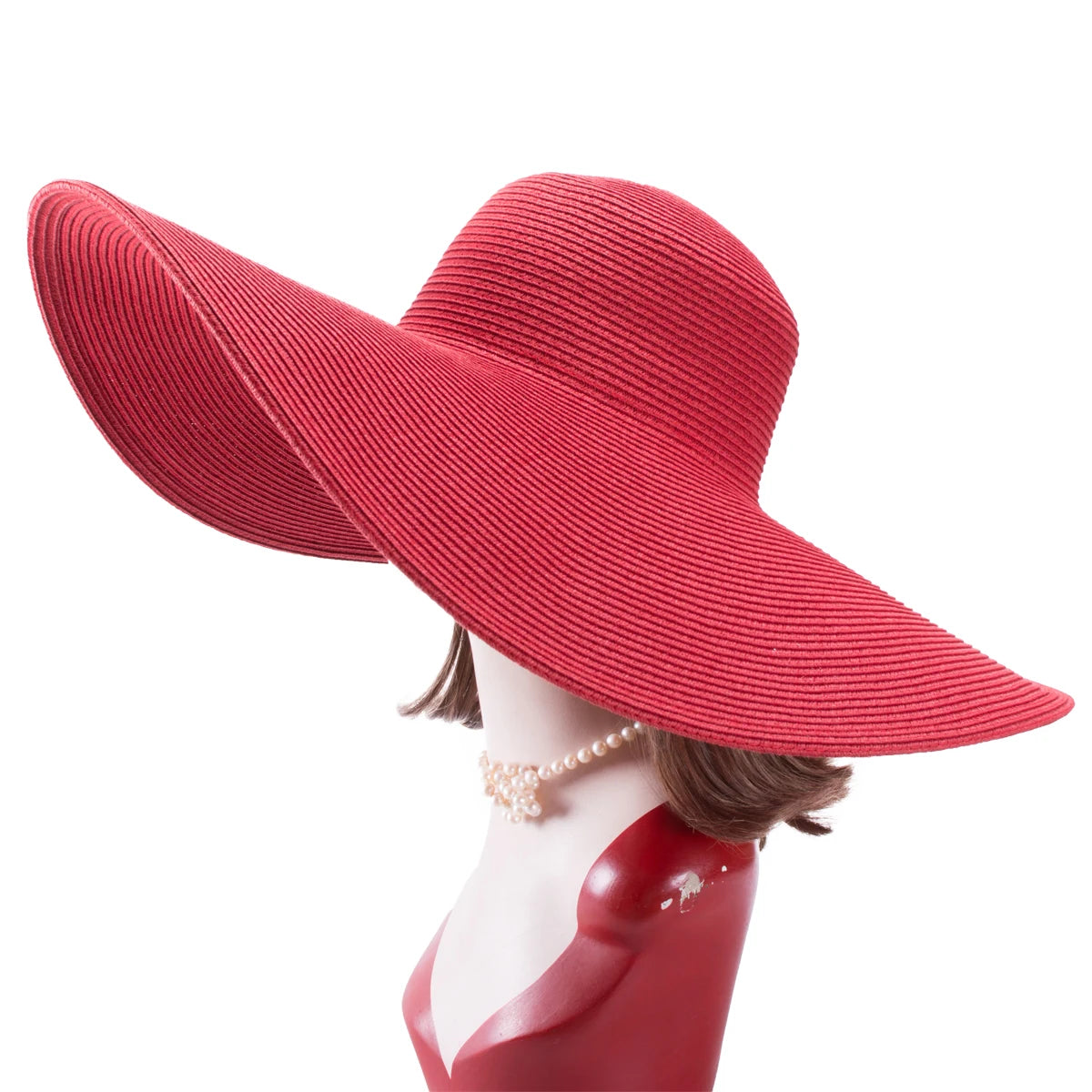 Lawliet 7.1''/18cm Foldable Oversized Wide Brim Straw Hat