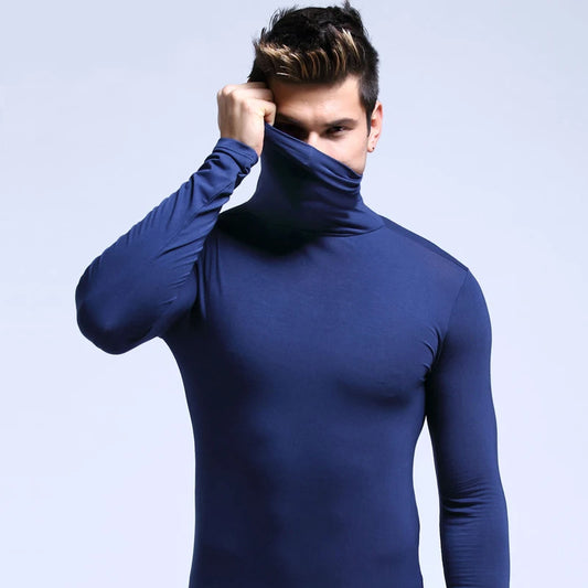 Men’s Modal Thermal Turtleneck Base Layer