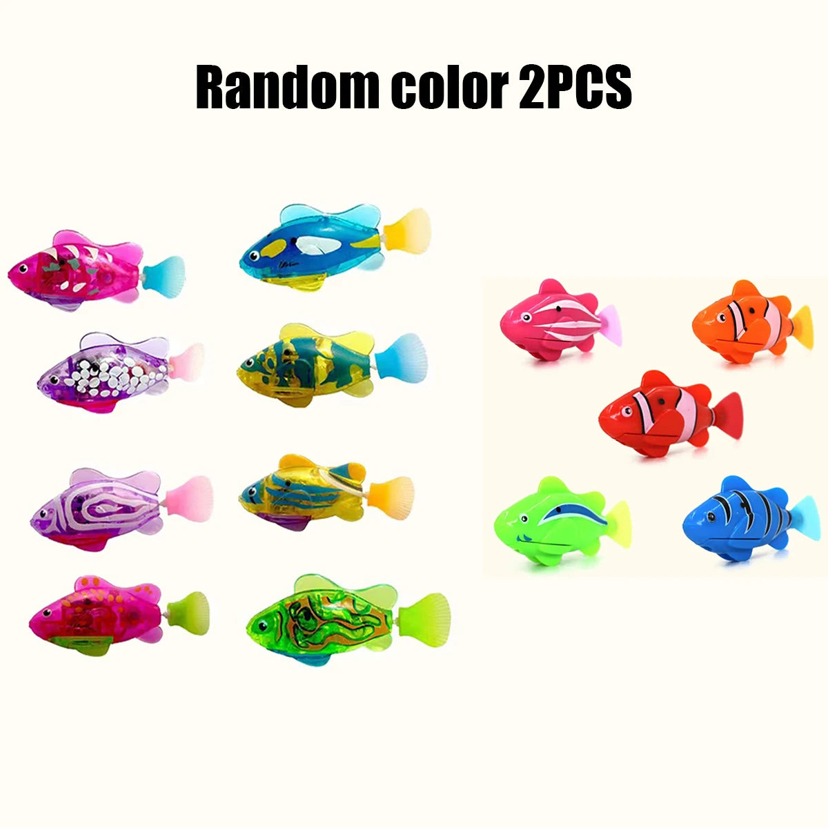 Interactive Floating Fish Cat Toy Set