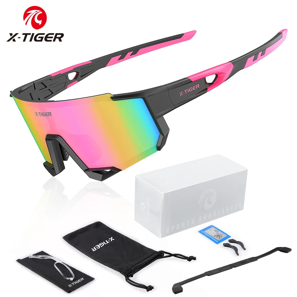X-TIGER Adult Polarized Cycling Glasses