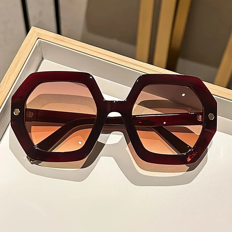 Retro Polygon Sunglasses