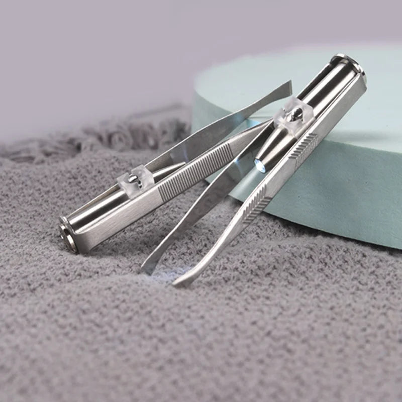 LED Light Precision Tweezers