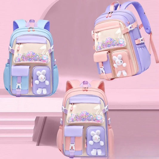 Girls Kawaii Lightweight Waterproof School Backpack